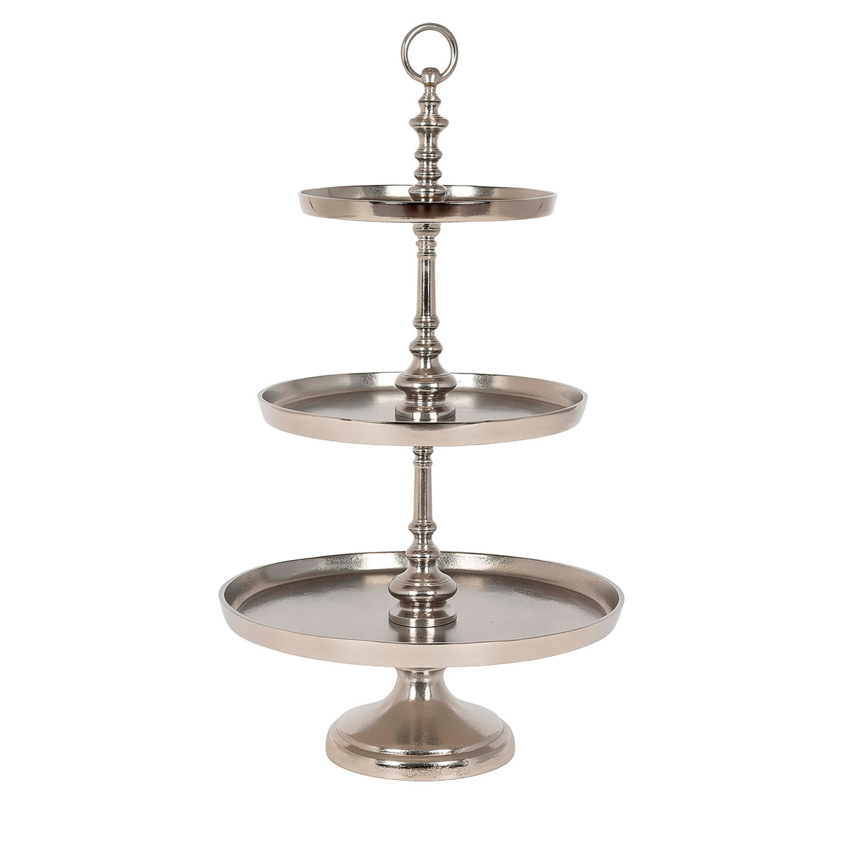 Etagere 3 tier ALU/BRONZE 53x53x96