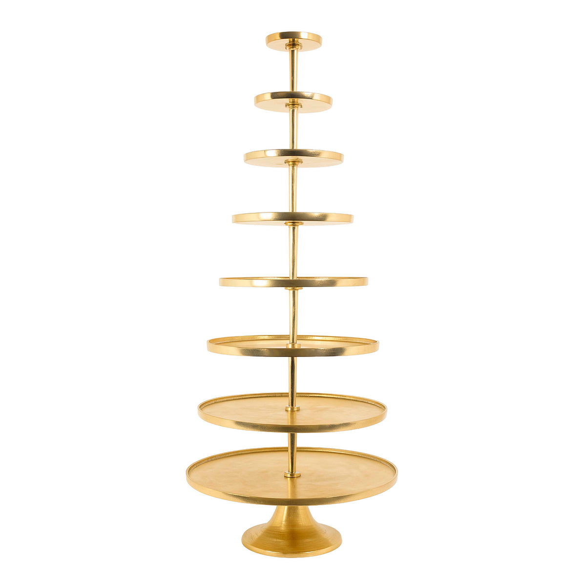 Etagere 6 lagen ALU RAUW/BRONS 66x66x138