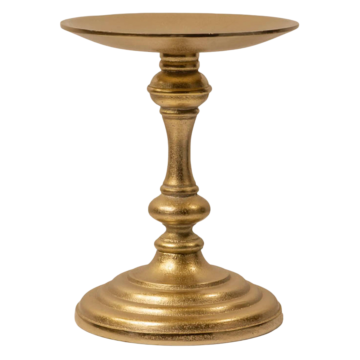 Candle holder ALU RAW/BRONZE 22x22x48