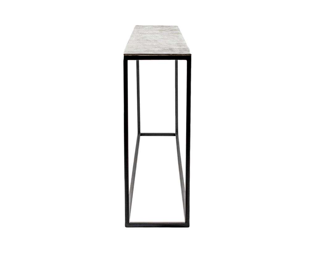 Console table ALU RAW/NI 200x30x80