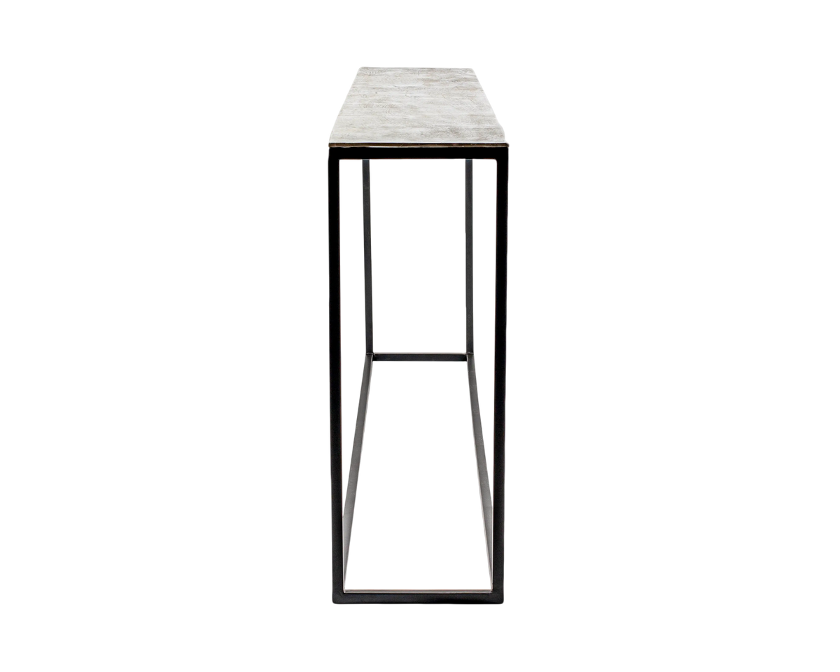 Console table ALU RAW/NI 200x30x80