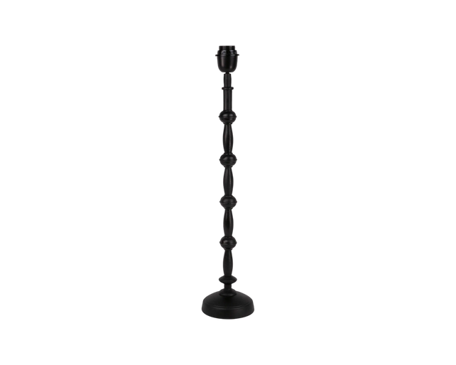 Table lamp ALU RAW/MATT BLACK 13x13x65