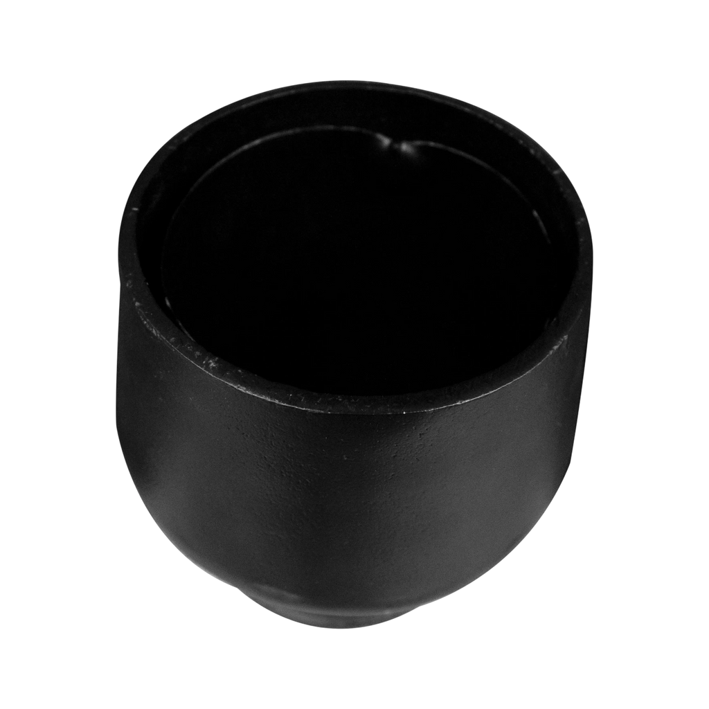 Vase ALU RAW/BLACK 16x16x17