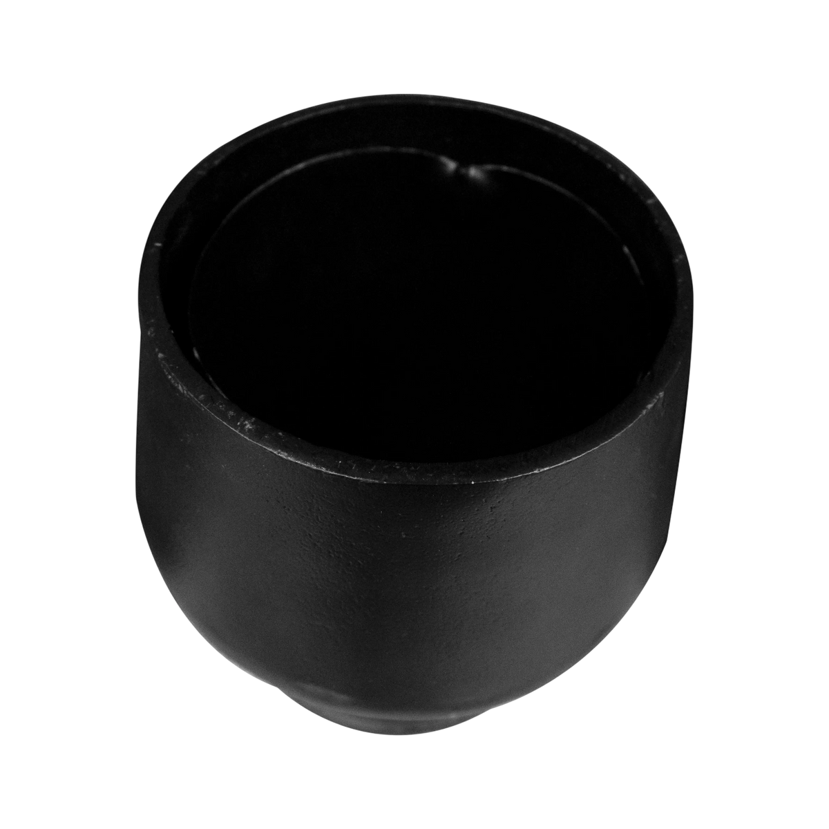 Vase ALU RAW/BLACK 16x16x17