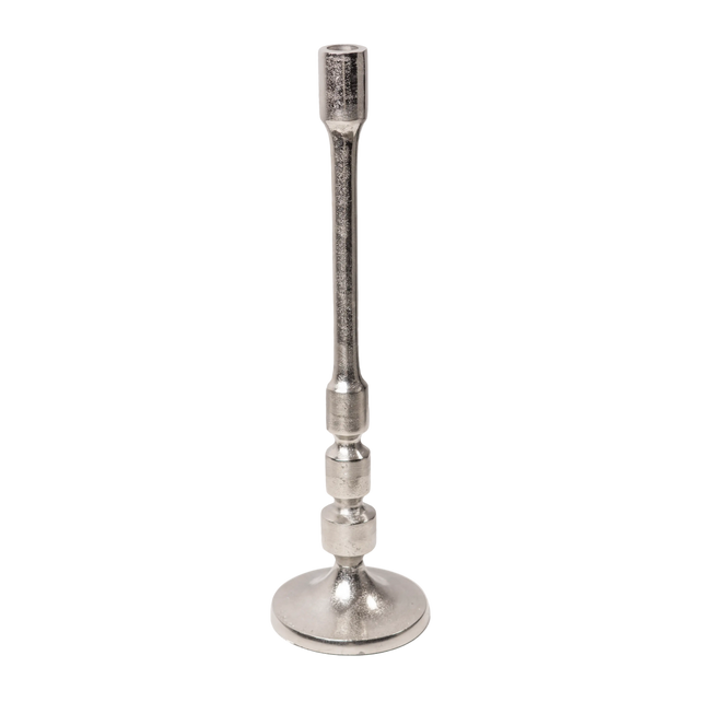 Candle holder ALU RAW/NI 13x13x45