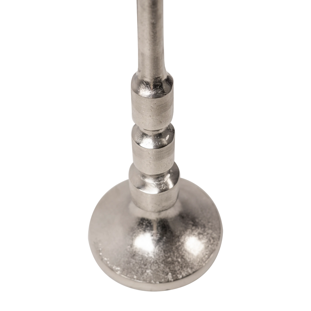 Candle holder ALU RAW/NI 13x13x45