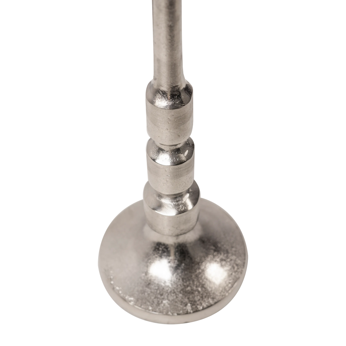 Candle holder ALU RAW/NI 13x13x45