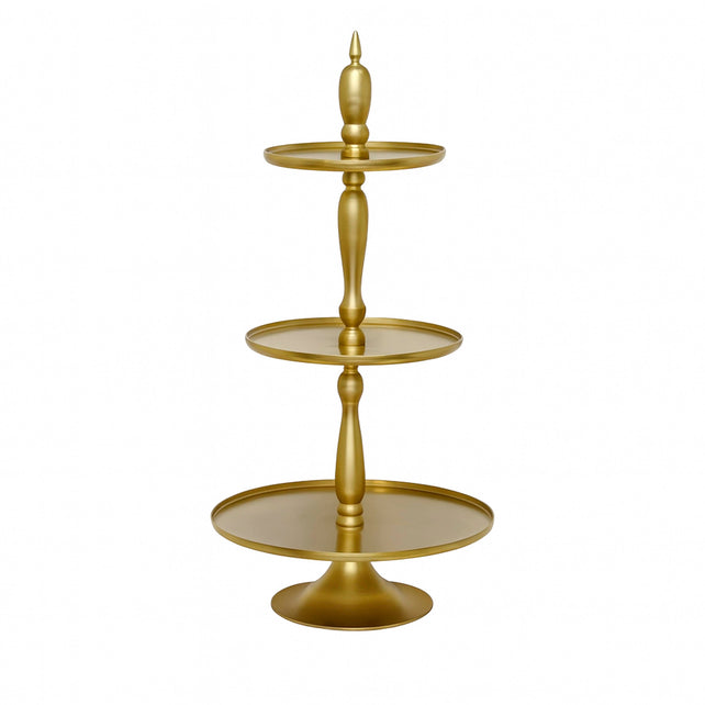 Etagere 3 tier ALU/NEW BRONZE 50x50x100