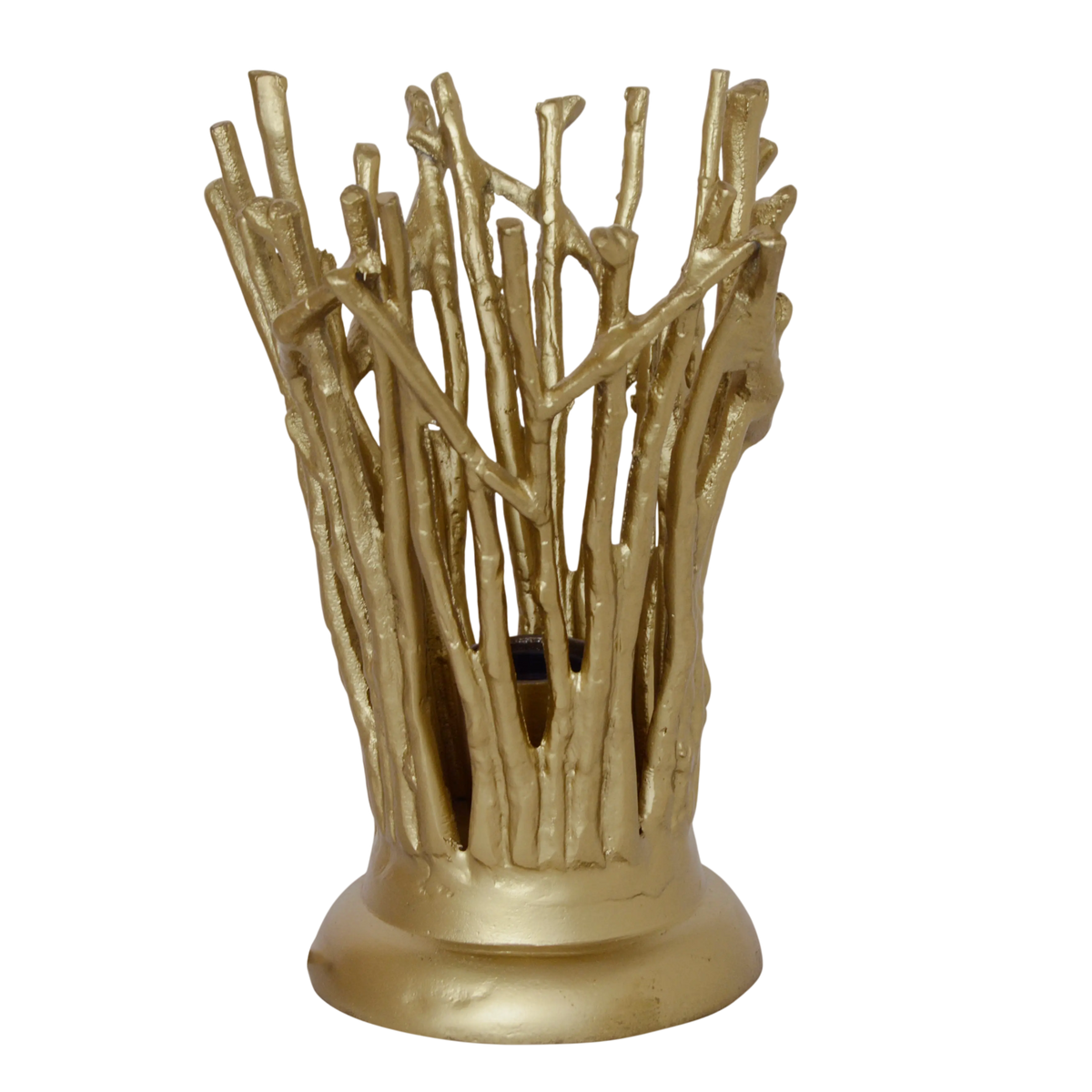 Lamp base branches ALU RAW/BRONZE 24x24x30