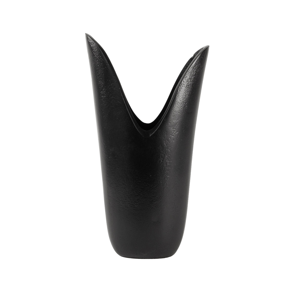 Vase ALU RAW/BLACK 14x9x26