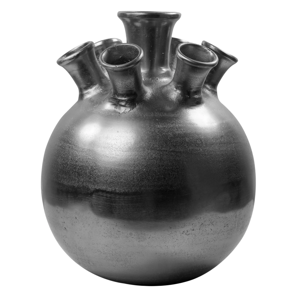 Vase 7 mouth ALU RAW/NI 31x31x37