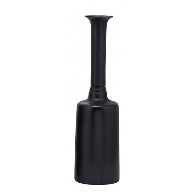 Vase ALU RAW/BLACK 14x14x52