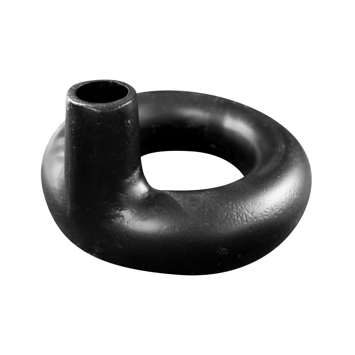 Candle holder SET/4 ALU RAW/BLACK 13x13x6