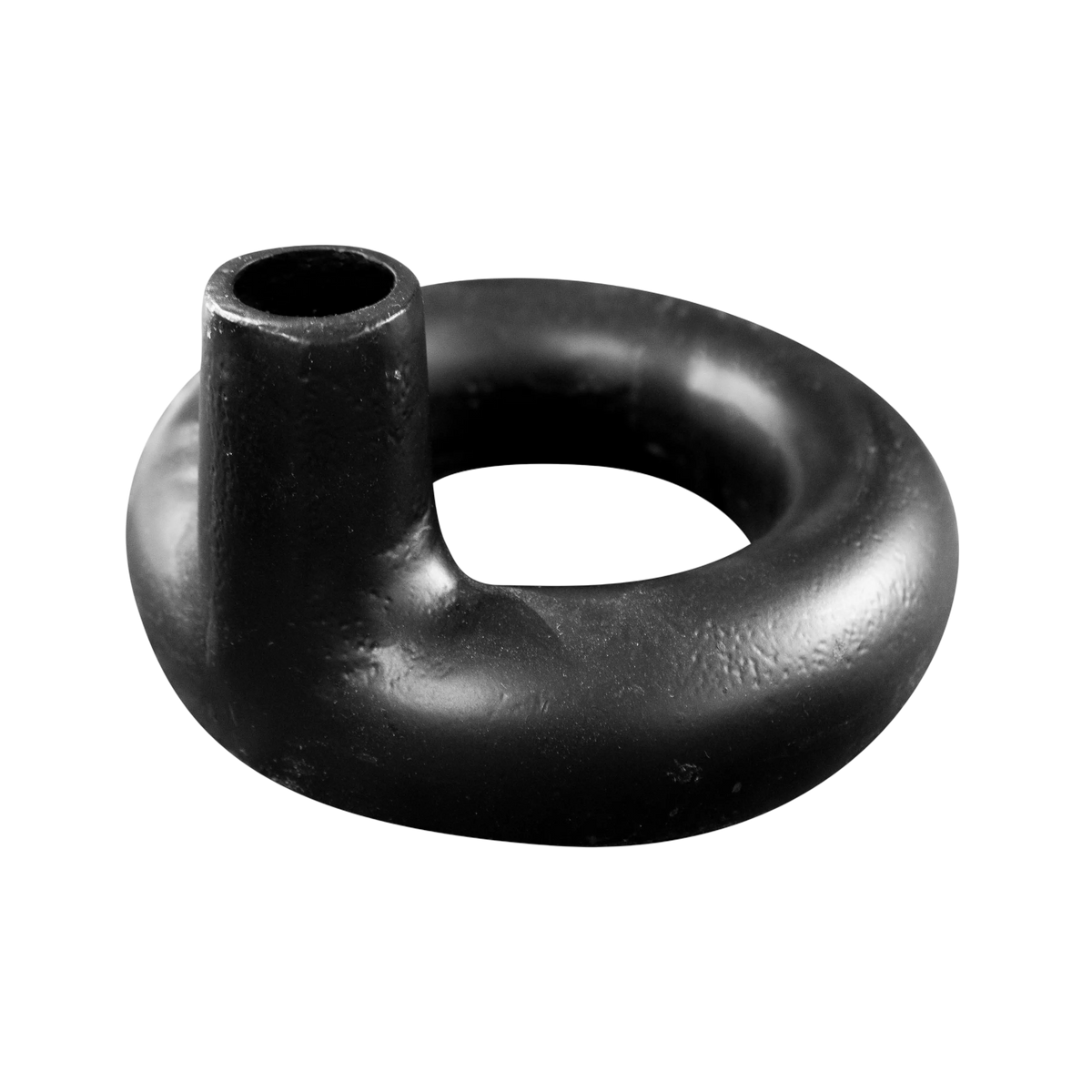 Candle holder SET/4 ALU RAW/BLACK 13x13x6