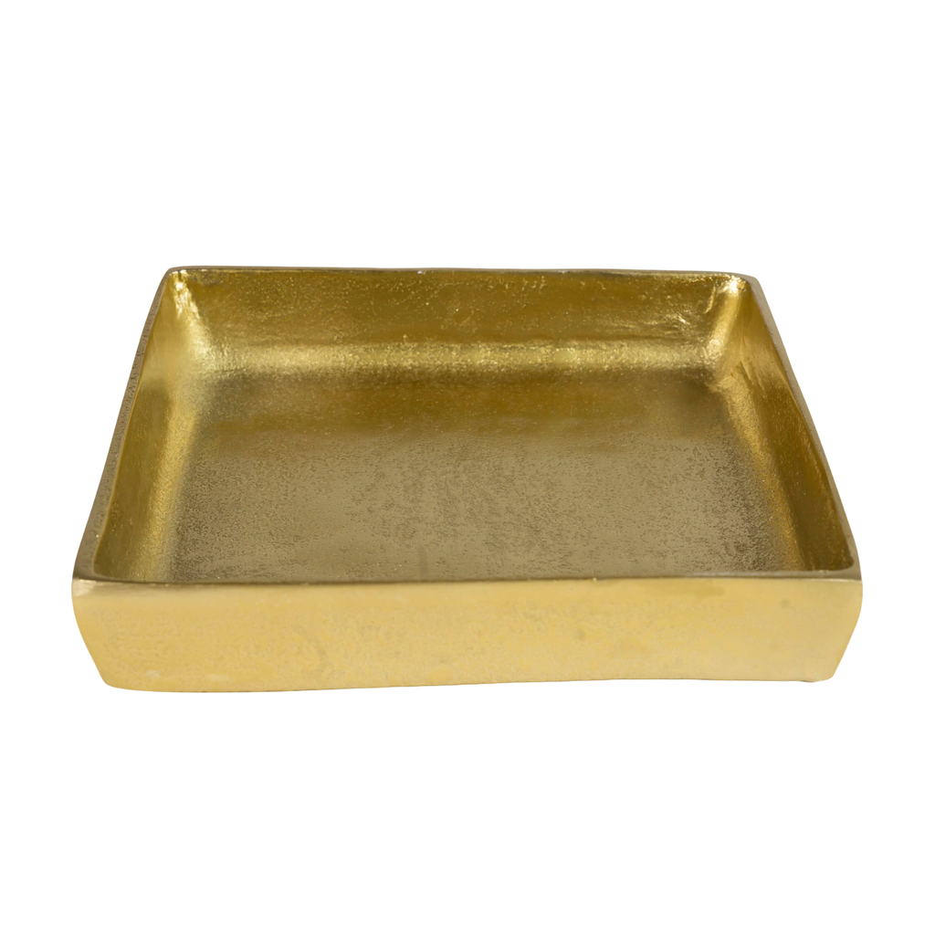 Plate square ALU RAW/NEW BRONZE 16x16x3