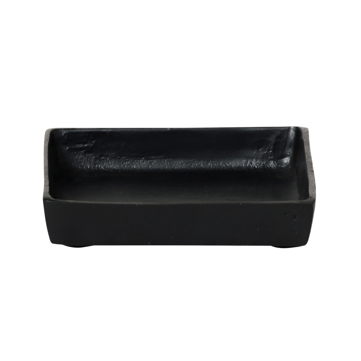 Plate square ALU RAW/MATTBLACK 11x11x3