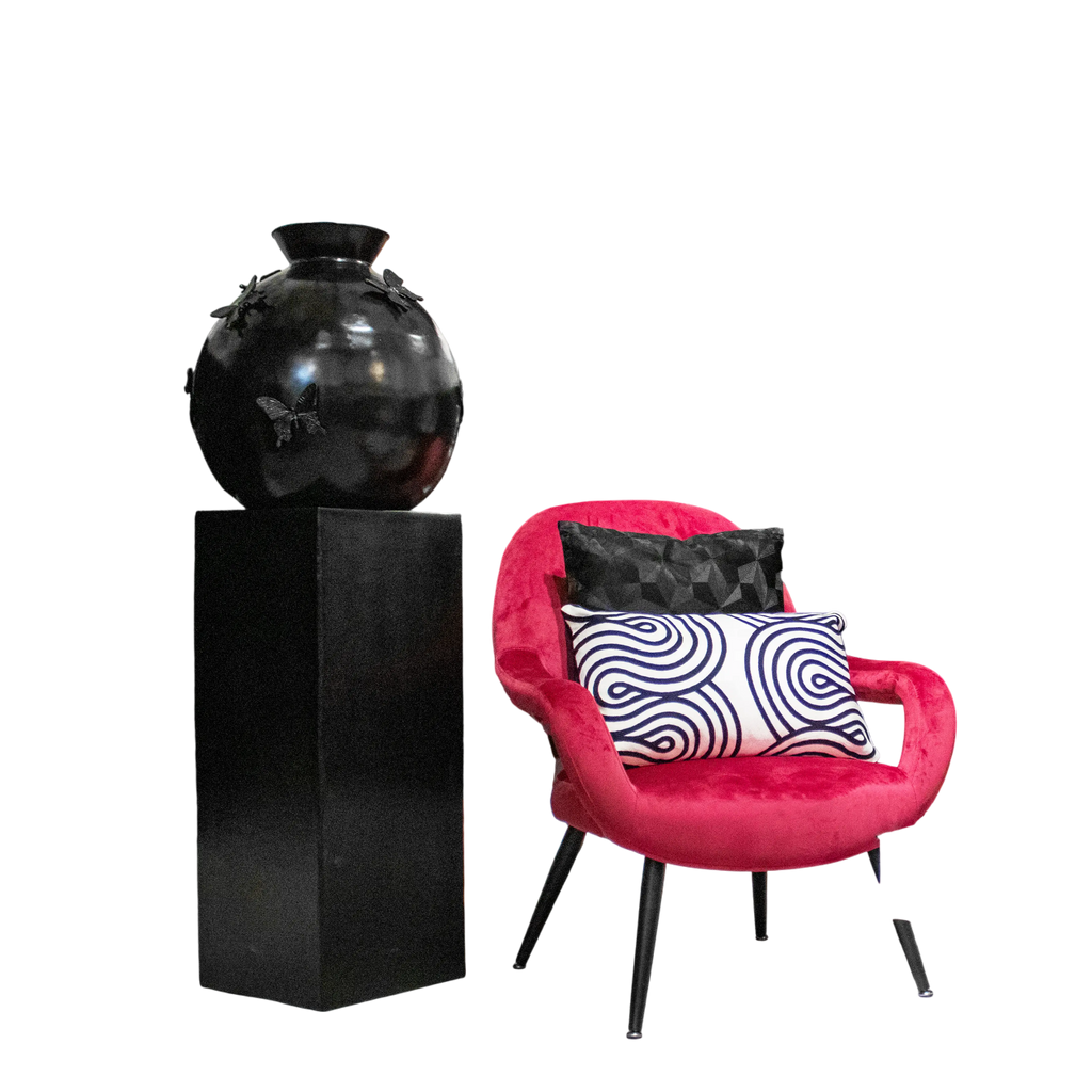 Column ALU RAW/MATT BLACK 35x35x89