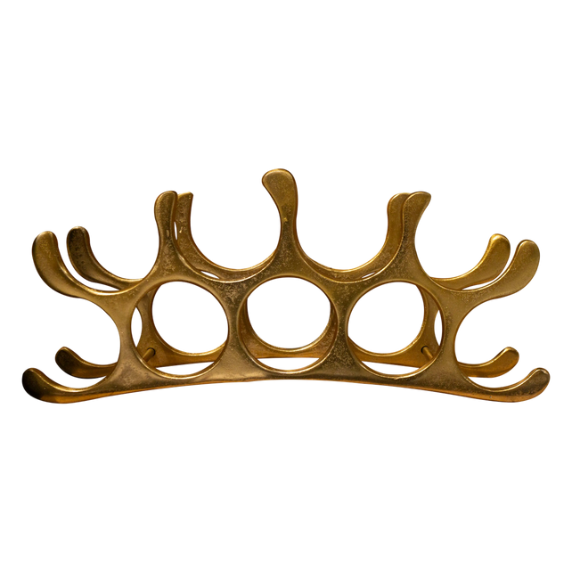 Wine rack ALU RAW/NEW BRONZE 55x13x24
