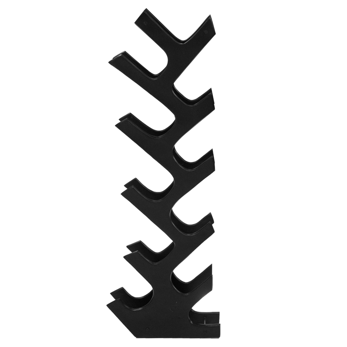 Wine rack ALU RAW/MATT BLACK 34x12x96