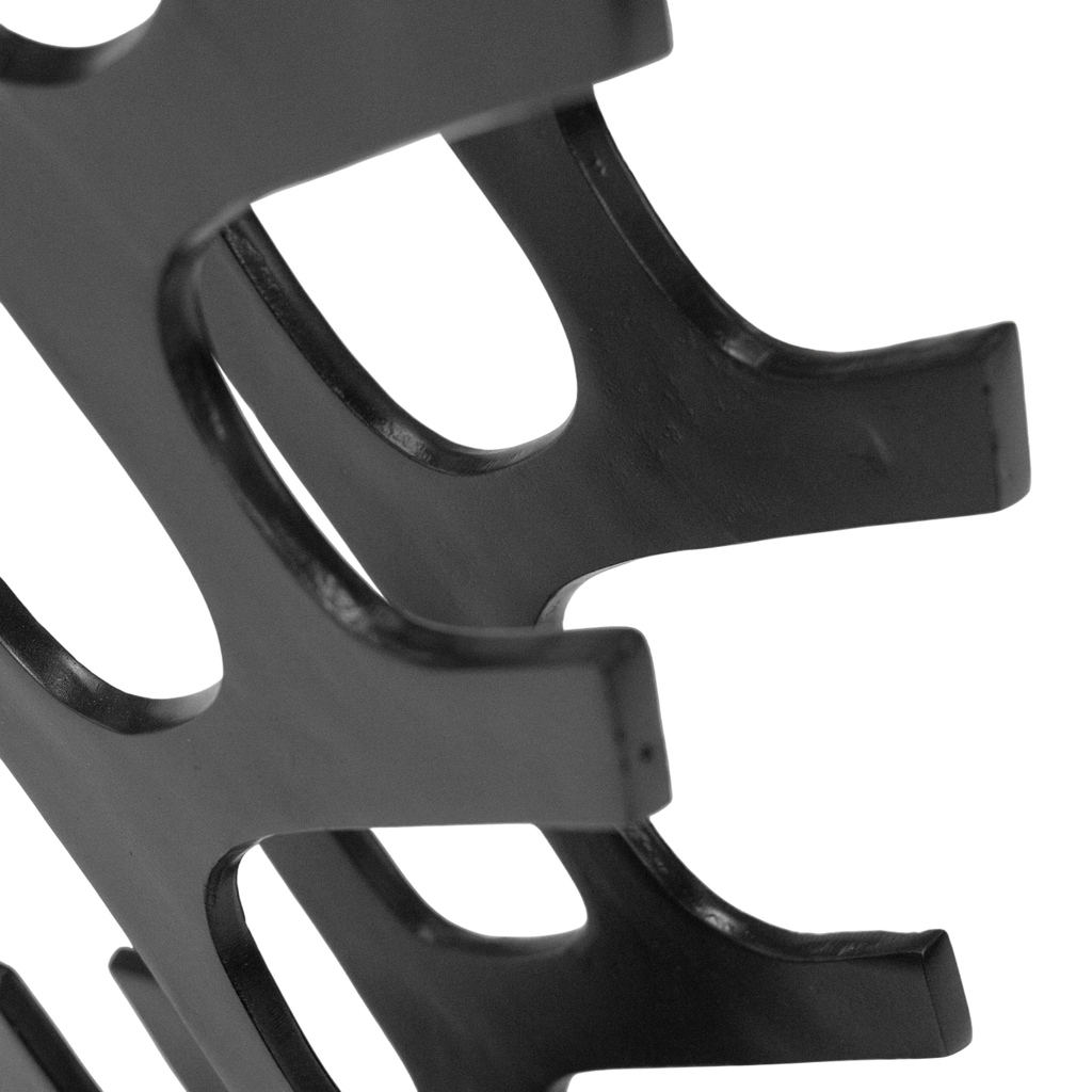 Wine rack ALU RAW/MATT BLACK 34x12x96