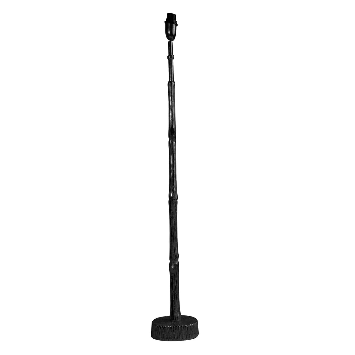 Floor lamp twig ALU RAW/MATT BLACK 25x25x145