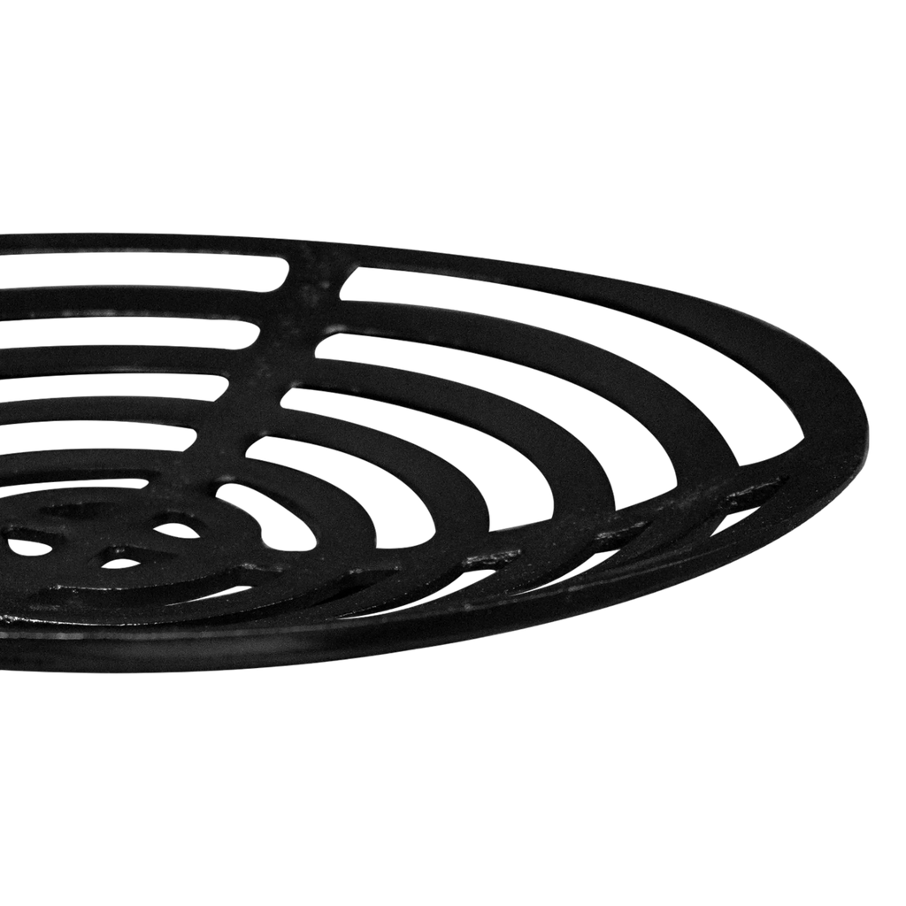 Plate ALU RAW/MATT BLACK 40x40x6