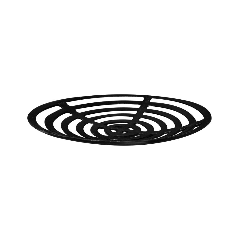 Plate ALU RAW/MATT BLACK 29x29x4