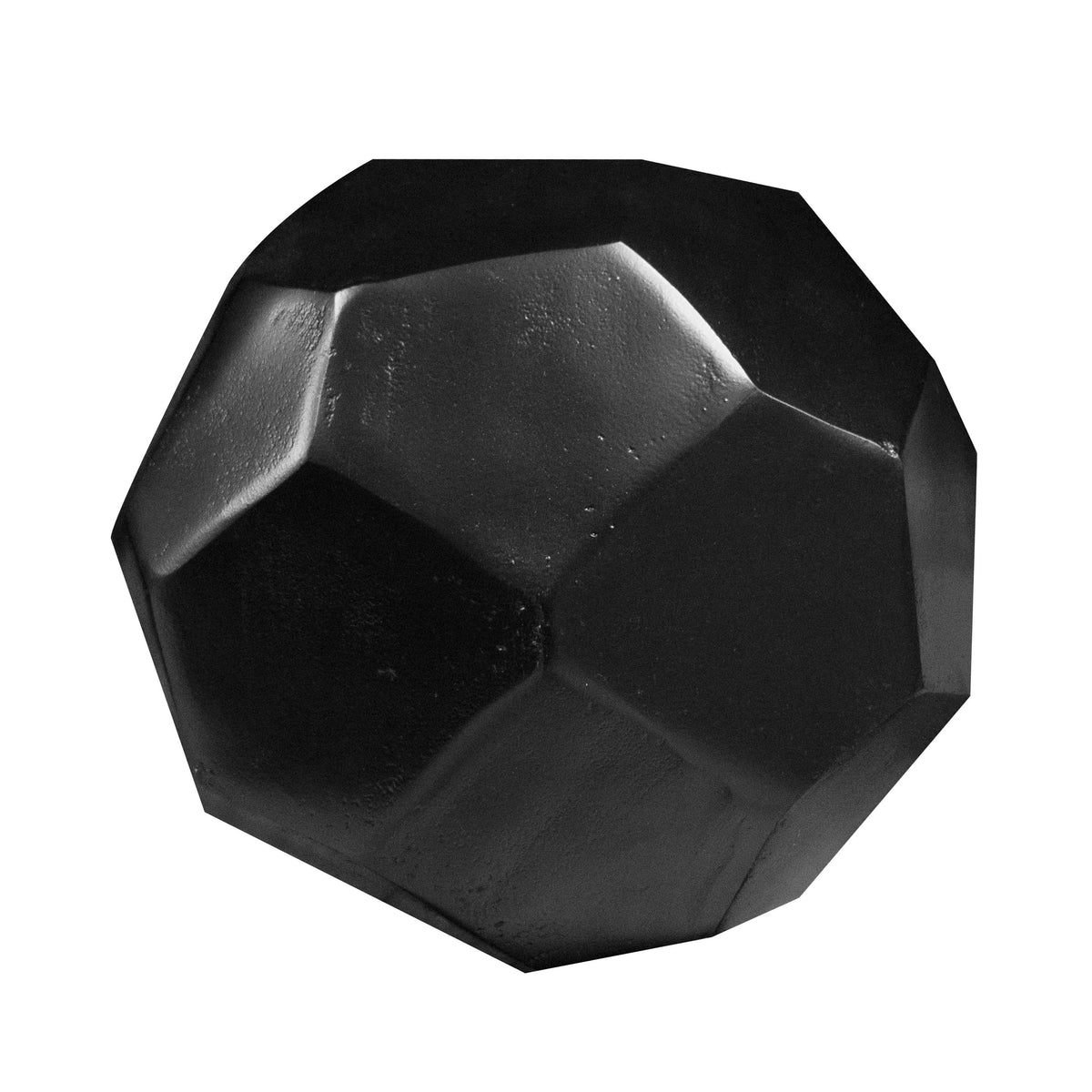 Vase ALU RAW/MATT BLACK 24x21x22