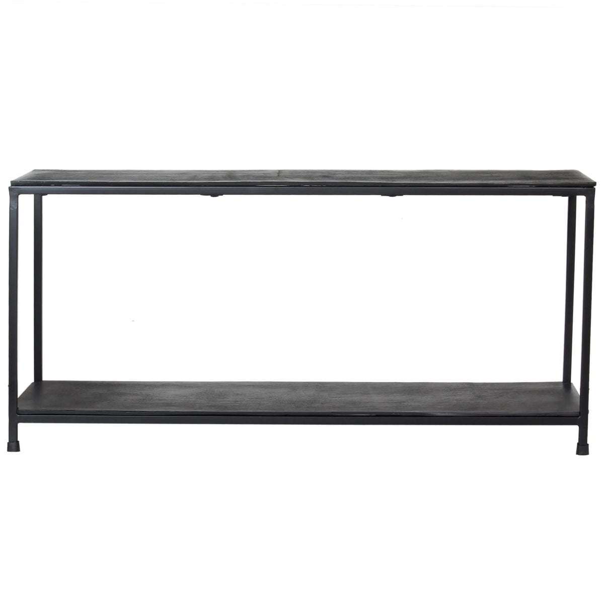 Console table ALU RAW/MATT BLACK 100x35x47