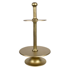 Etagere 2 tier ALU RAW/NEW BRONZE 30x30x55