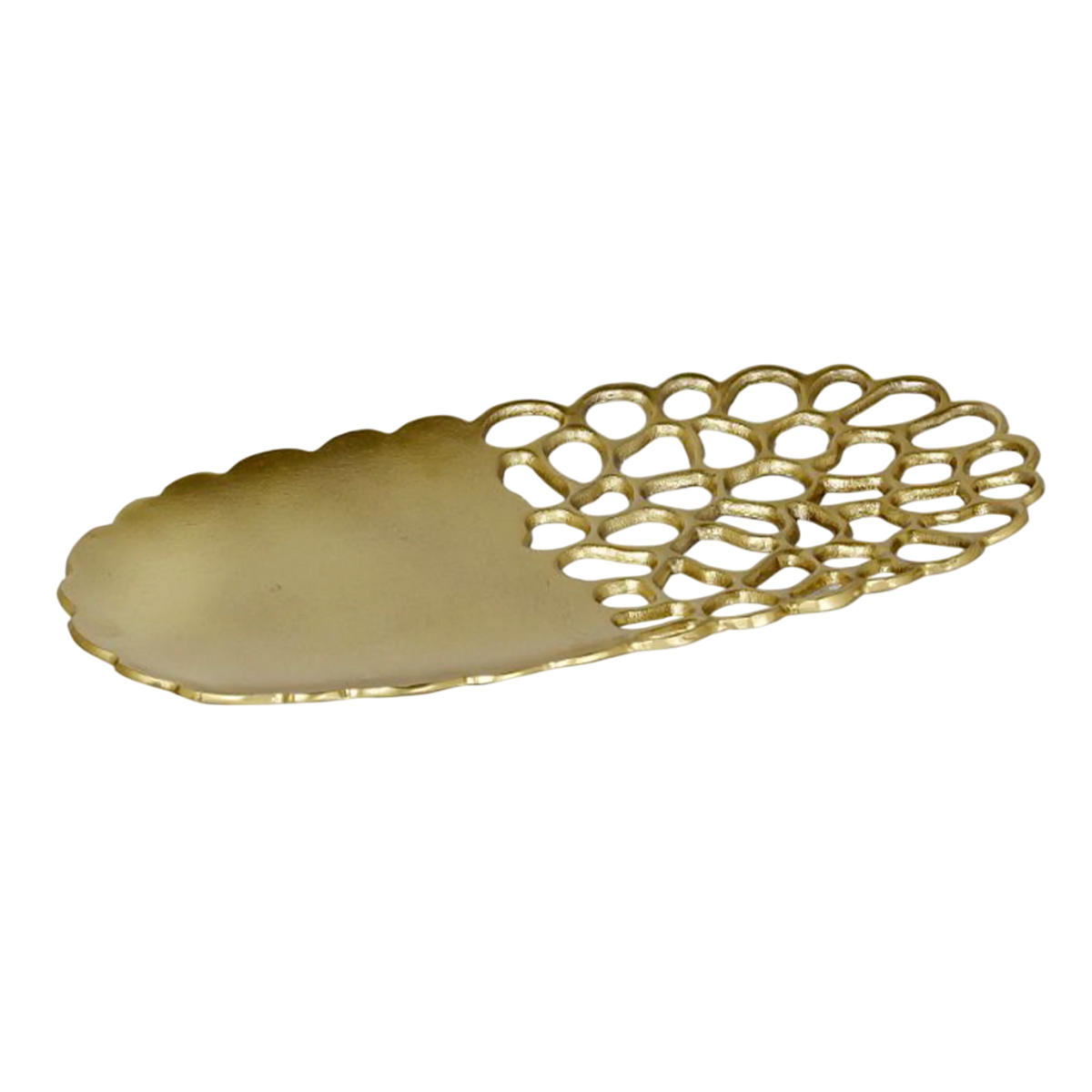 Tray half jalidaar ALU/RAW NEW BRONZE 53x26x3