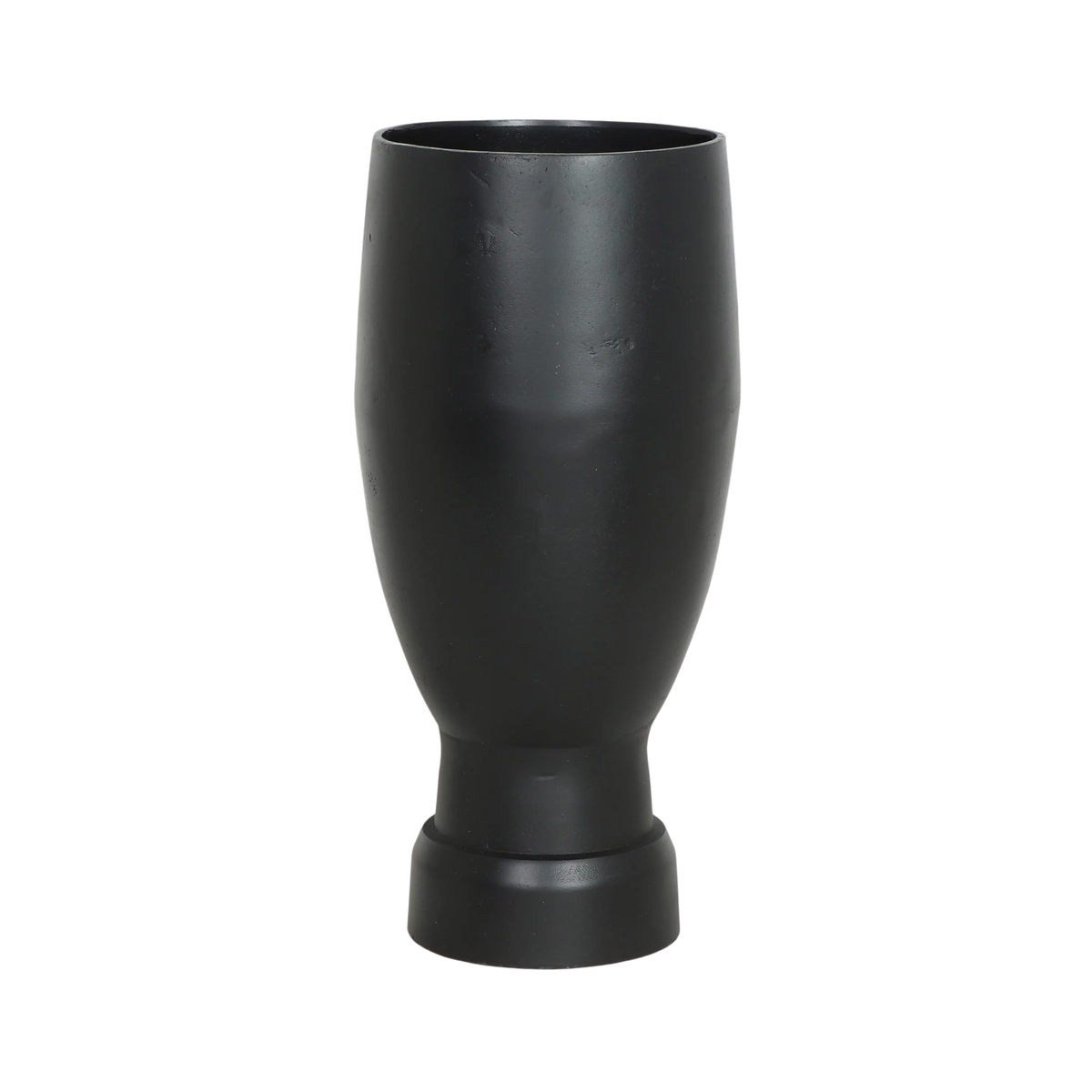 Vase ALU RAW/M.BLACK 24x24x52
