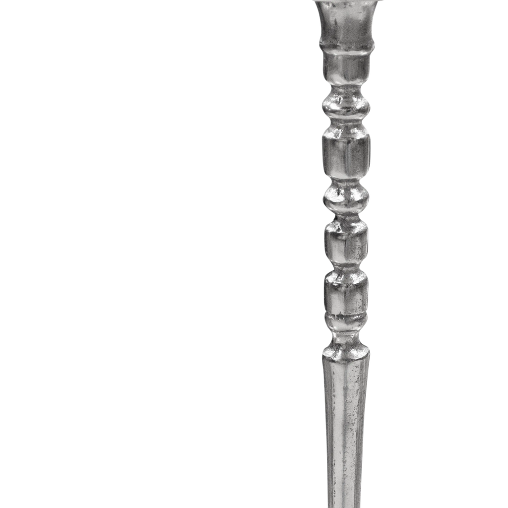Candle holder ALU RAW/NI 13x13x54