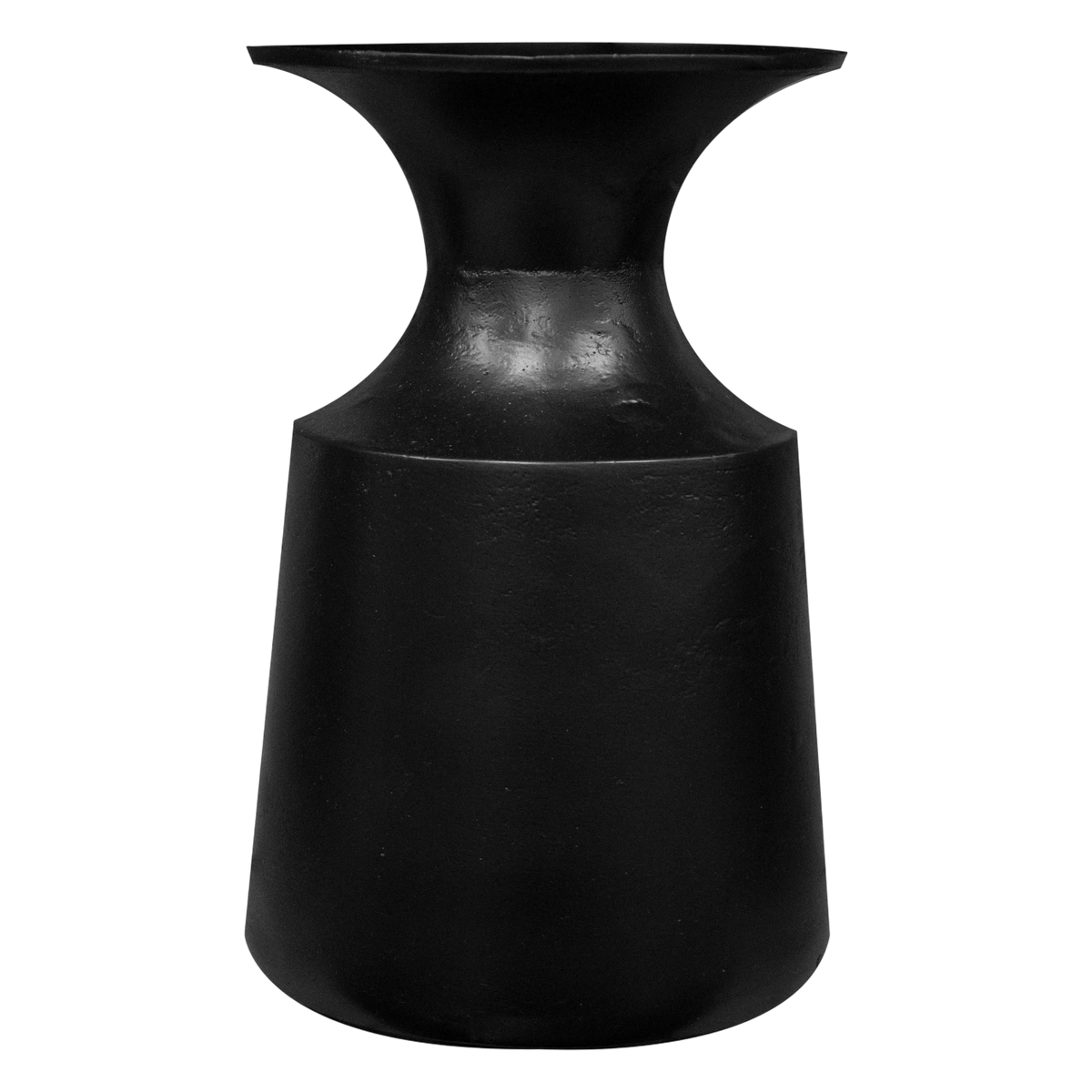 Vase ALU RAW/MATT BLACK 20x20x31