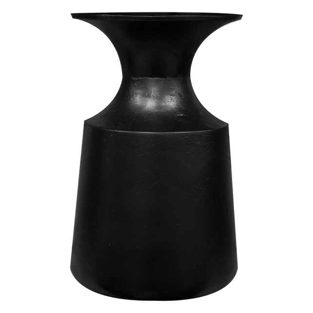 Vase ALU RAW/MATT BLACK 20x20x31