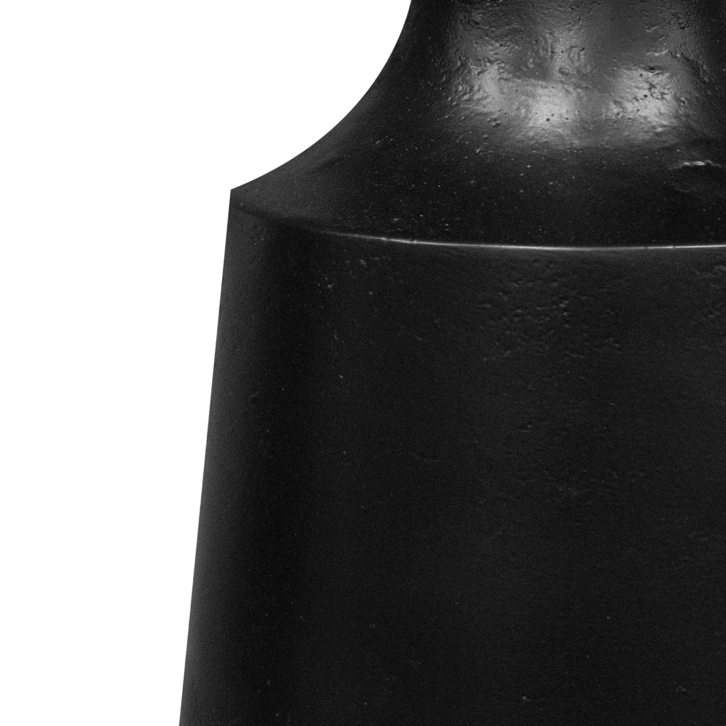 Vase ALU RAW/MATT BLACK 20x20x31