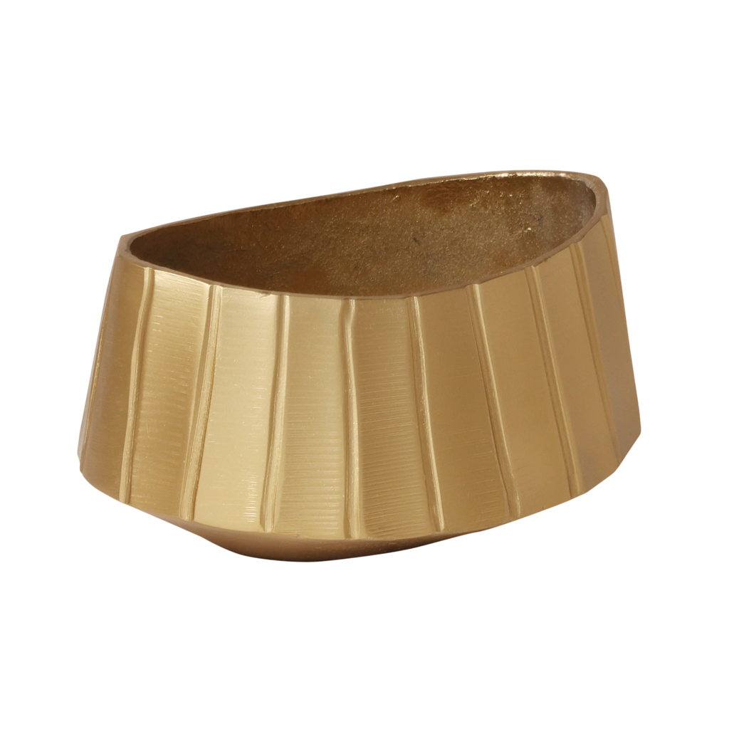 Vase ALU RAW/NEWBRONZE 26x19x14