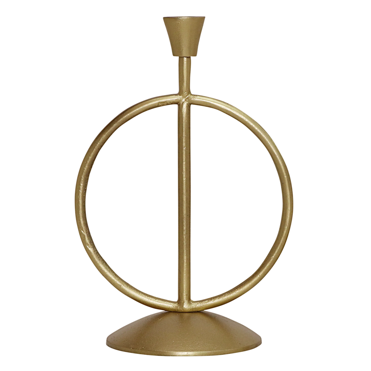 Candle holder ALU RAW/NEW BRONZE 21x16x33