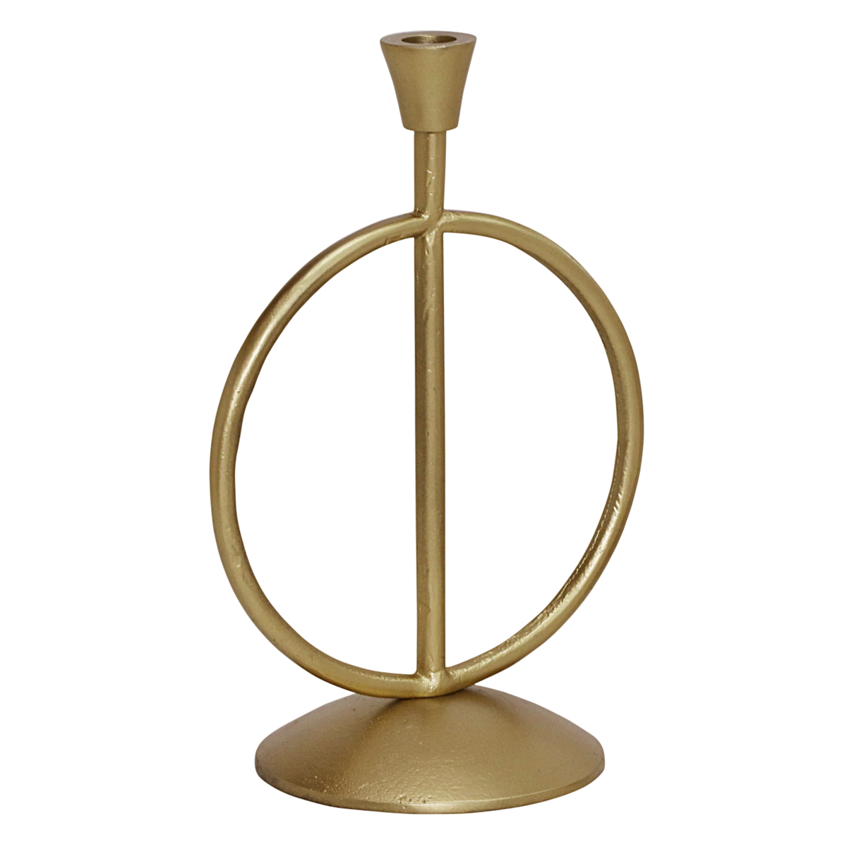 Candle holder ALU RAW/NEW BRONZE 21x16x33
