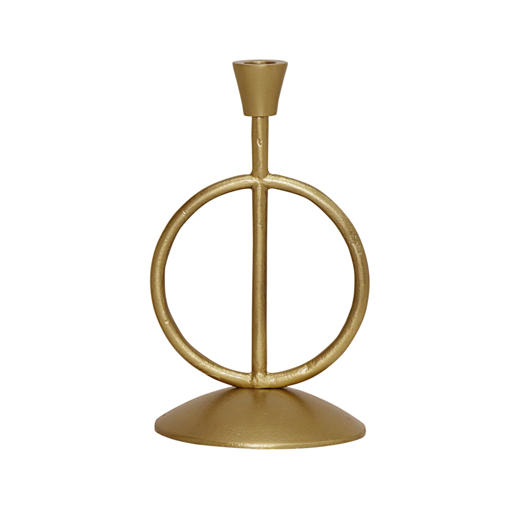 Candle holder ALU RAW/NEW BRONZE 16x16x28