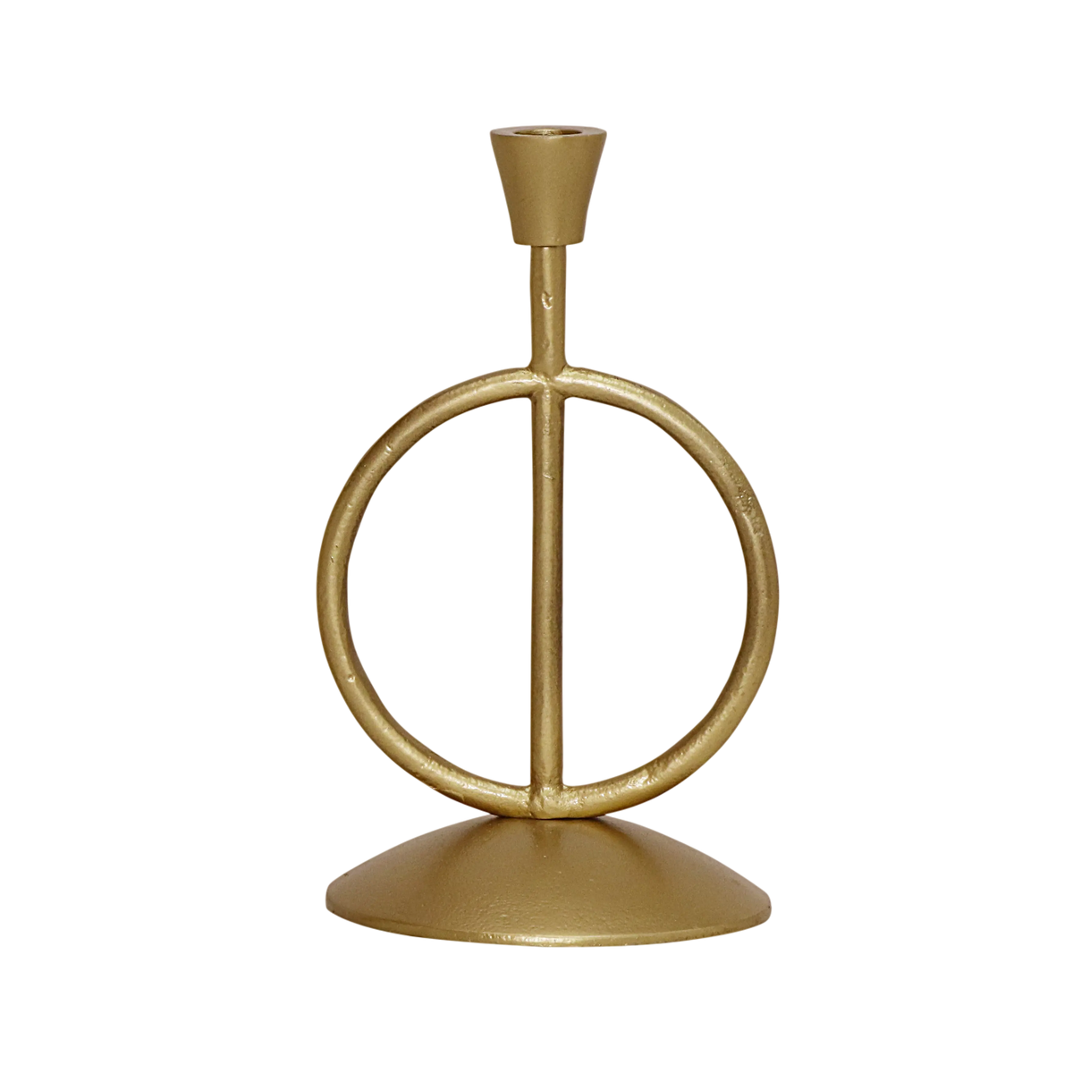 Candle holder ALU RAW/NEW BRONZE 16x16x28