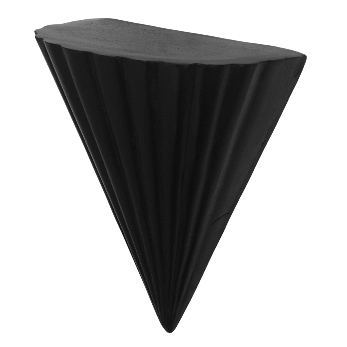 Wall shelf ALU RAW/MATT BLACK 29x20x36