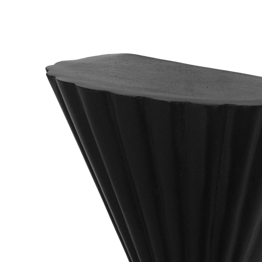 Wall shelf ALU RAW/MATT BLACK 29x20x36