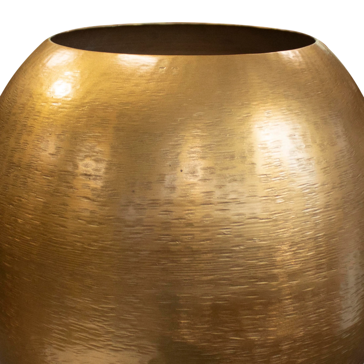 Vase ALU RAW/NEW BRONZE 34x34x32