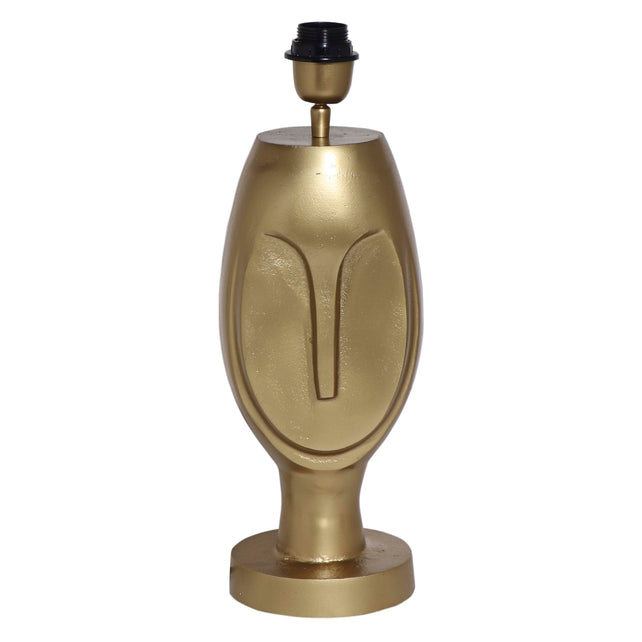 SALE Table lamp face ALU RAW/NEW BRONZE 16x15x47