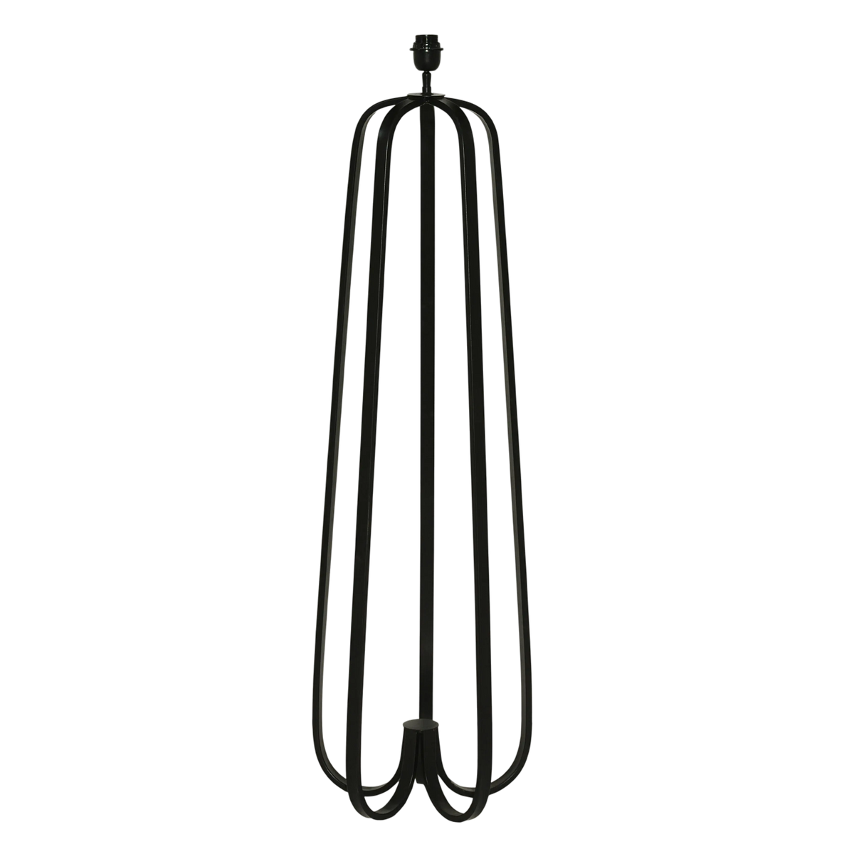 Floor lamp IR/MATT BLACK 40x40x134