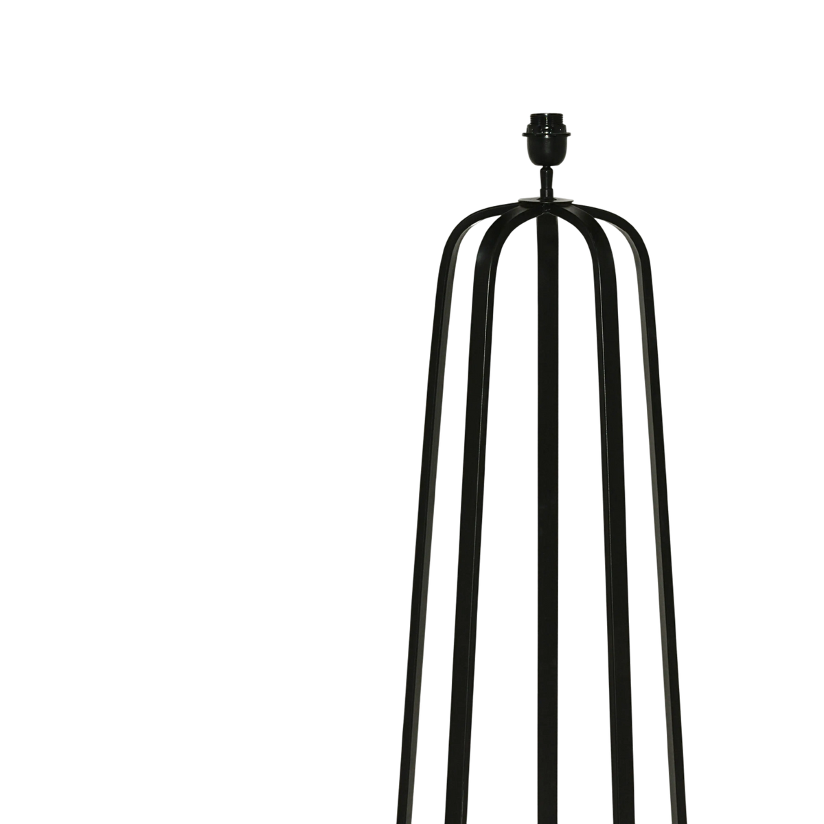 Floor lamp IR/MATT BLACK 40x40x134
