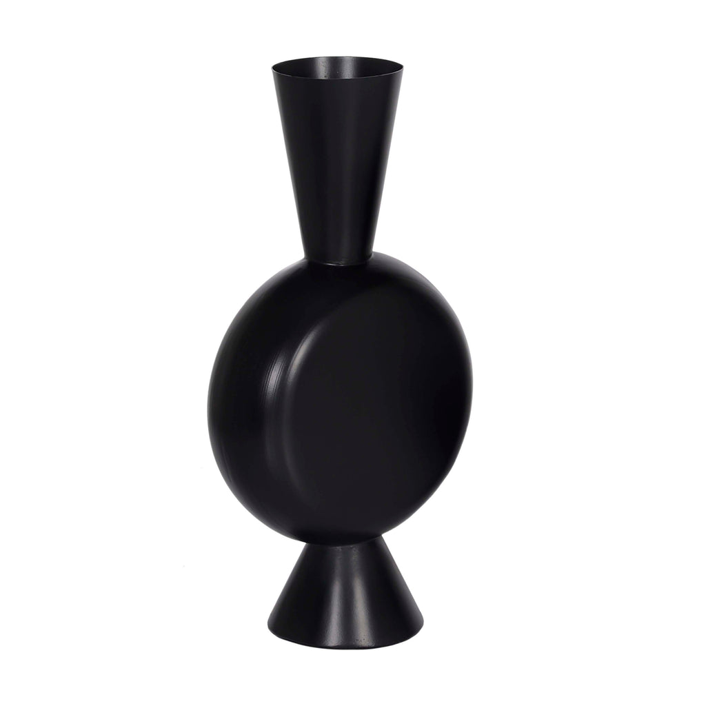 Vase IR/MATT BLACK 27x10x52