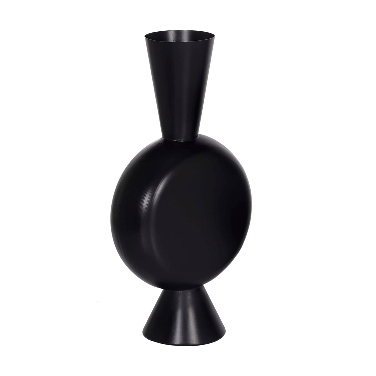 Vase IR/MATT BLACK 27x10x52