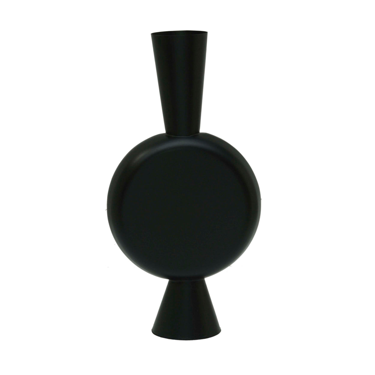 Vase IR/MATT BLACK 27x10x52